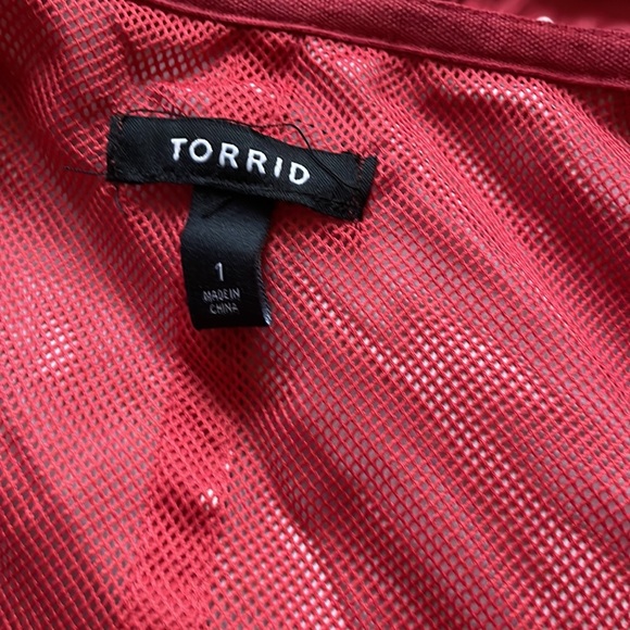 Torrid polka dot rain coat. Brand new without tags. Never worn. Size 1. - Picture 2 of 9